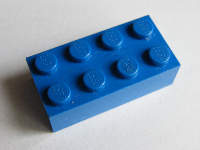 LEGO KOSTKA 3001 - 4X2 MODRÁ