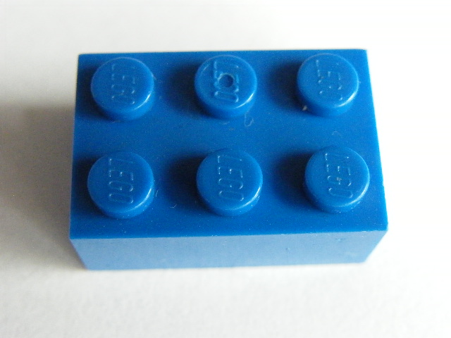 LEGO 3002 - KOSTKA 3X2 MODRÁ