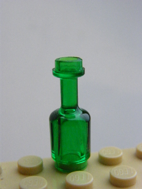 LEGO 95228 Trans-Green Minifigure, Utensil Bottle