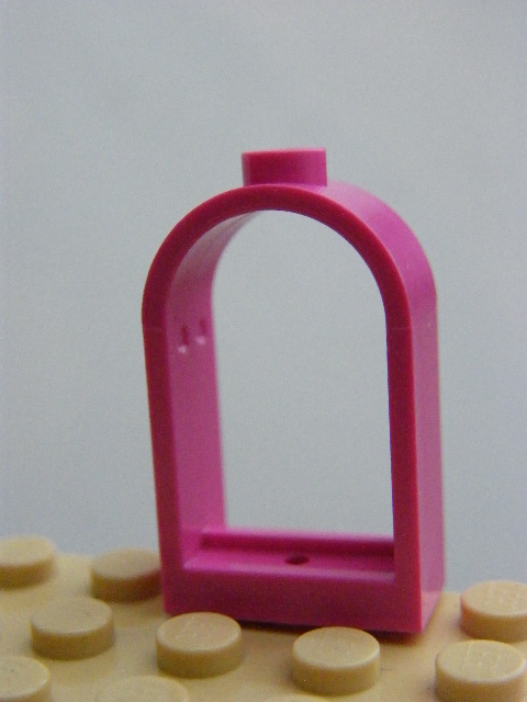 LEGO 30044 - RÁM OKNA RŮŽOVÝ PŮLKULATÝ