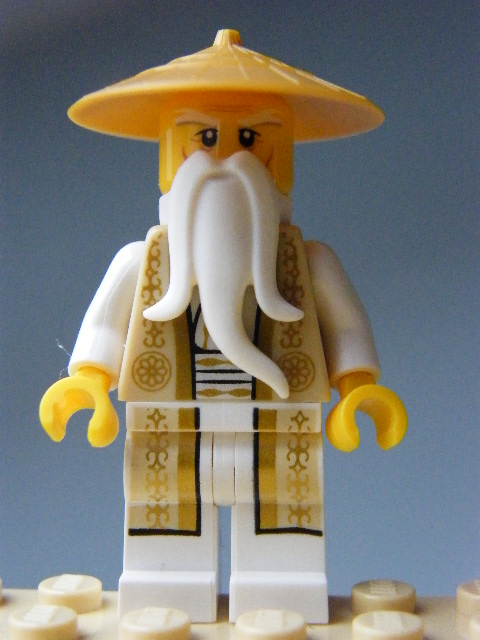 LEGO njo0168 - Sensei Wu - Tan and Gold Outfit