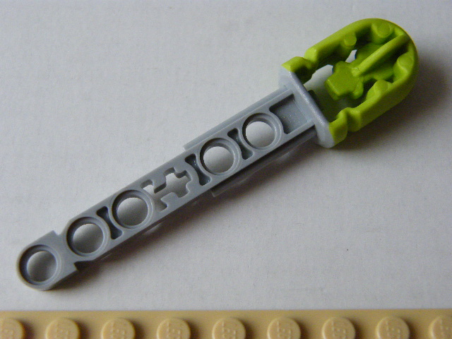 LEGO 57028c03 Technic Competition Arrow, Liftarm Shaft with Hollow Lime Rubber End