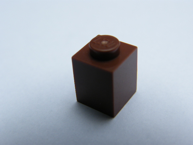 LEGO  3005 - KOSTKA 1X1 HNĚDÁ