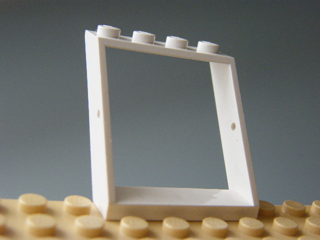 LEGO STŘEŠNÍ OKNO BEZ SKLA BÍLÉ