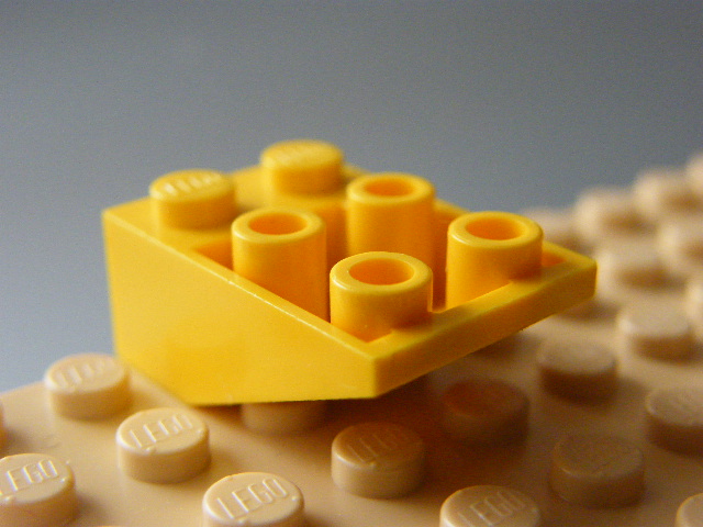 LEGO 3747 Yellow Slope, Inverted 33 3 x