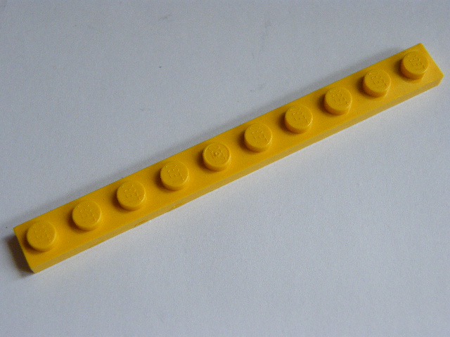 LEGO 4477 - Yellow Plate 1 x 10