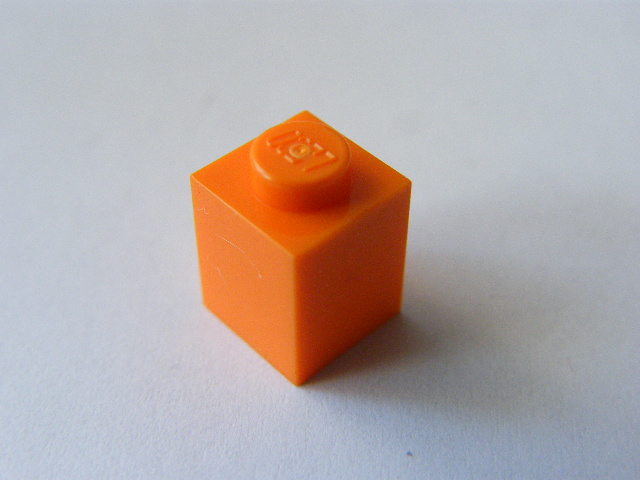LEGO 3005 - KOSTKA 1X1 ORANŽOVÁ