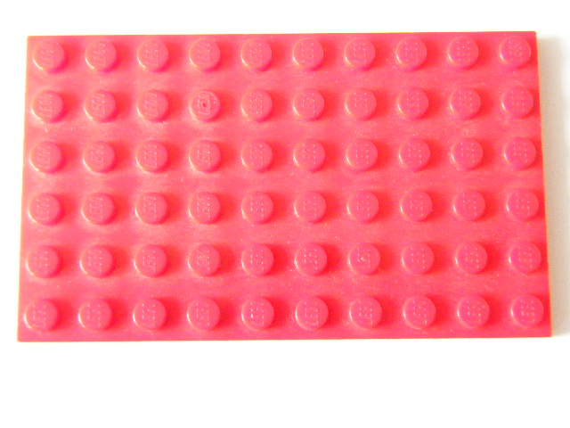 LEGO PODLOŽKA 3033 - Red Plate 6 x 10