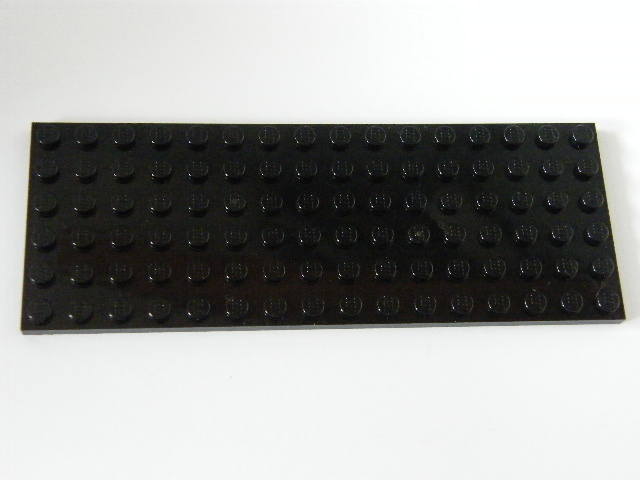 LEGO 3456 Black Plate 6 x 14
