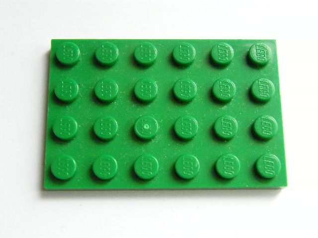 LEGO 3032 Green Plate 4 x 6
