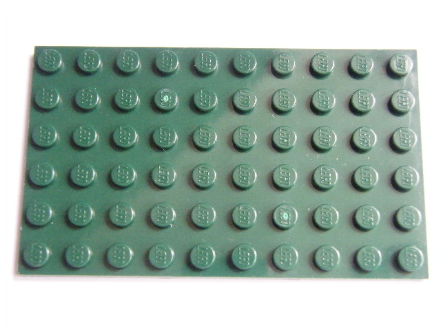 LEGO 3033 Dark Green Plate 6 x 10