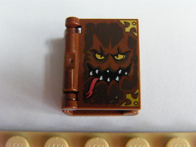 LEGO KNIHA HNĚDÁ POTISK