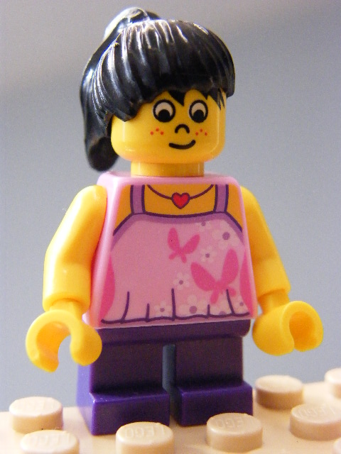 LEGO 186 HOLČIČKA V HALENCE S MOTÝLI