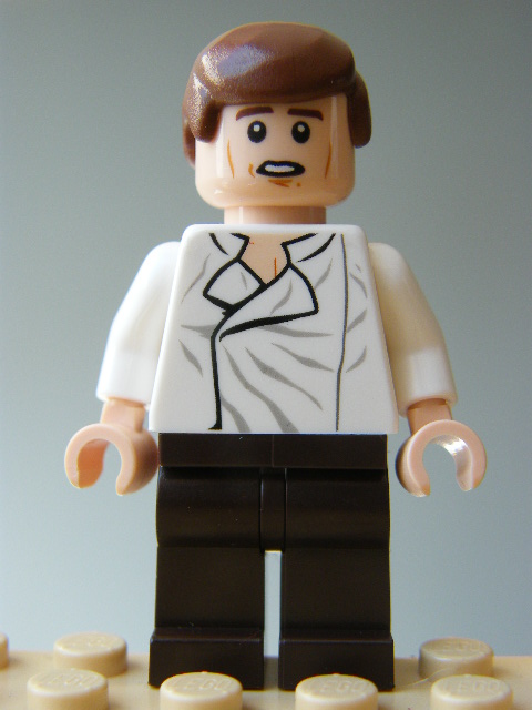 LEGO sw0714 - Han Solo, Reddish Brown Legs