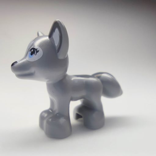 LEGO 19532pb03 - LIŠKA ŠEDÁ