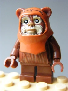 LEGO sw0513 - Wicket (Ewok) with Tan Face Paint Pattern