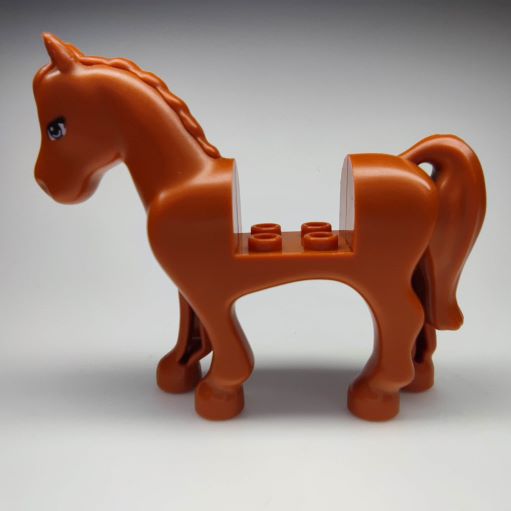 LEGO 93083c01pb01 -KŮŇ FRIENDS Dark Orange