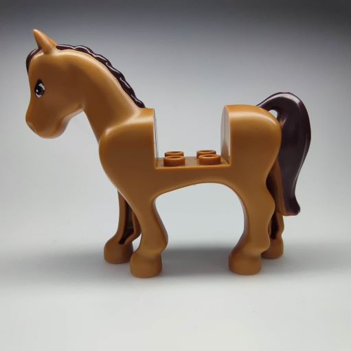 LEGO 93083c01pb05 - KŮŇ FRIENDS - Medium Dark Flesh