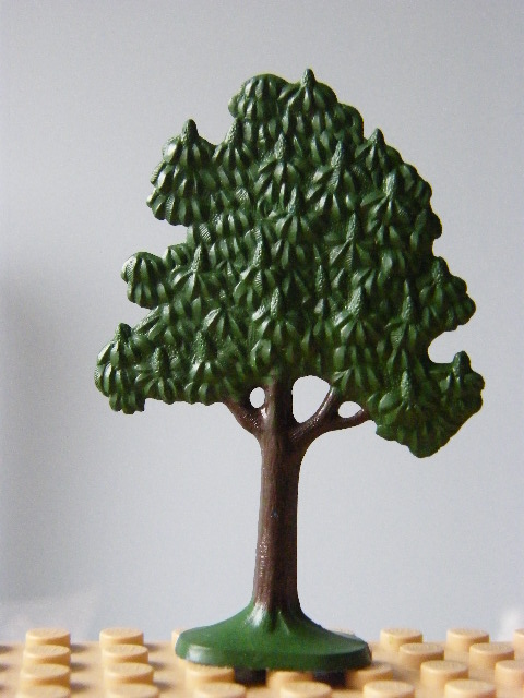 LEGO STROM - Dark Green Plant, Tree Flat Fruit painted with solid base - RARITA