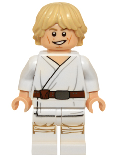 LEGO sw0551 - Luke Skywalker (Tatooine, White Legs, Detailed Face Pri