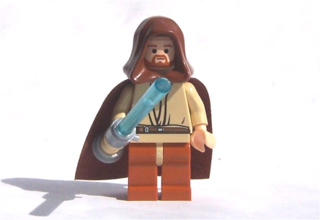 LEGO sw0137 - Obi-Wan Kenobi with Light-Up Lightsaber Complete Assembly