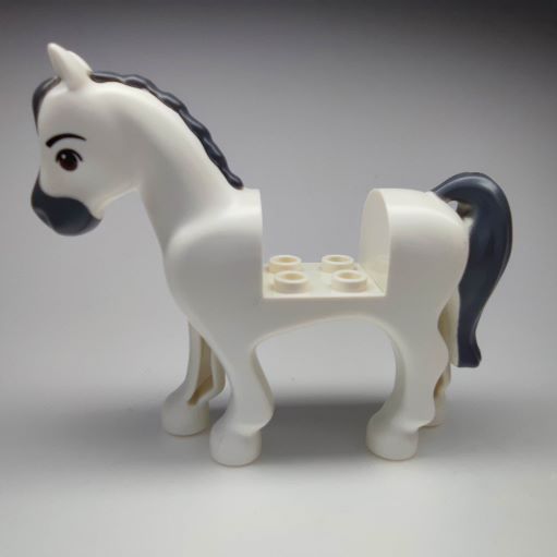 LEGO 93083c01pb13 - FRIENDS KŮŇ BÍLO-ŠEDÝ