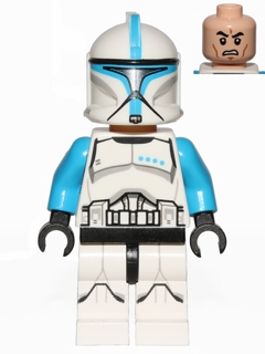 LEGO sw0629 - Clone Trooper Lieutenant, Printed Legs
