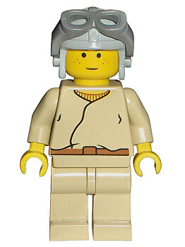 LEGO sw0008 - Anakin Skywalker (Light Gray Helmet)