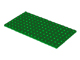 LEGO PODLOŽKA 92438 - Green Plate 8 x 16