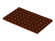 LEGO 3033 - Reddish Brown Plate 6 x 10