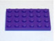 LEGO 3032 - Dark Purple Plate 4 x 6