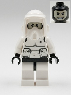 LEGO sw0005b - Scout Trooper (Patterned Head, Dark Bluish Gray Torso Patt