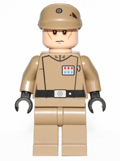 LEGO sw0623 - Imperial Officer - Dark Tan outfit