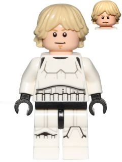 LEGO sw0777 - Luke Skywalker - Stormtrooper Outfit, Printed Legs