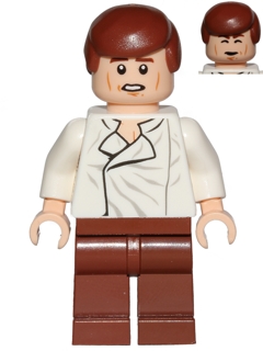 LEGO sw0612 - Han Solo, Reddish Brown Legs without Holster Pattern (7