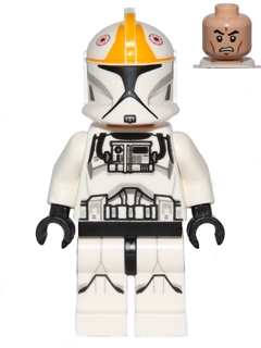 LEGO sw0609 - Clone Pilot, Printed Legs (75076)