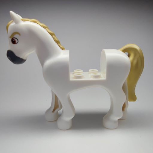 LEGO 93083c01pb12 - KŮŇ FRIENDS BÍLO-BÉŽOVÝ