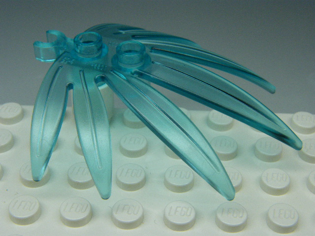LEGO 10884 - TRANSPARENTNÍ MODRÝ PALMOVÝ LIST
