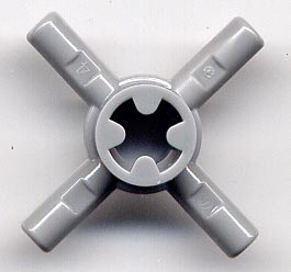 LEGO 48723 - Technic, Axle Connector Hub with 4 Bars