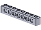 LEGO 3702 - Light Bluish Gray Technic, Brick 1 x 8 with Holes
