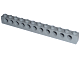 LEGO 3895 - Light Bluish Gray Technic, Brick 1 x 12 with Holes
