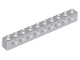 LEGO 2730 - Light Bluish Gray Technic, Brick 1 x 10 with Holes
