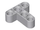 LEGO 60484 - Light Bluish Gray Technic, Liftarm 3 x 3 T-Shape Thick