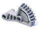 LEGO 41667 - Light Gray Technic, Arm 2 x 5 with 1/4 Gear 8 Tooth Double Bevel