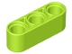LEGO 32523 - Lime Technic, Liftarm 1 x 3 Thick