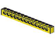 LEGO 32018 - Yellow Technic, Brick 1 x 14 with Holes