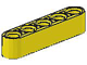 LEGO 32316 - Yellow Technic, Liftarm 1 x 5 Thick