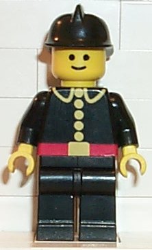 LEGO firec004 - Fire - Classic, Black Fire Helmet
