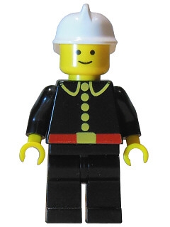 LEGO firec001 - Fire - Classic, White Fire Helmet
