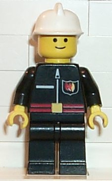 LEGO firec006 - Fire - Flame Badge and Straight Line